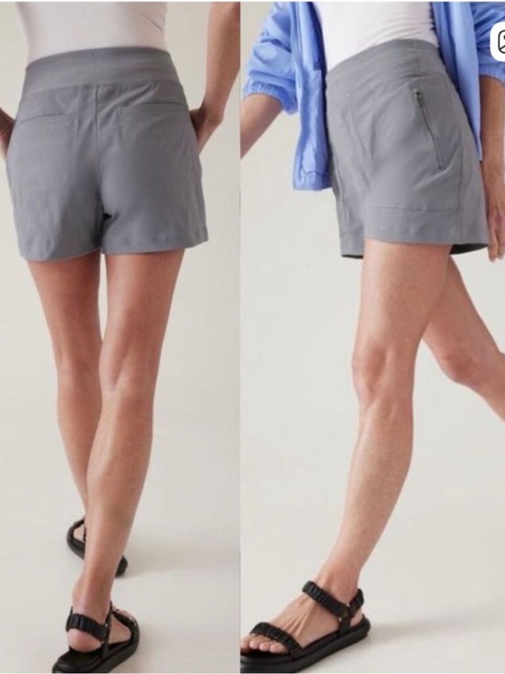Athleta Trekkie North Shorts Gray